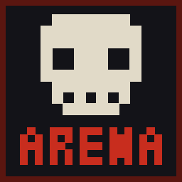 ARENA icon — pixel skull