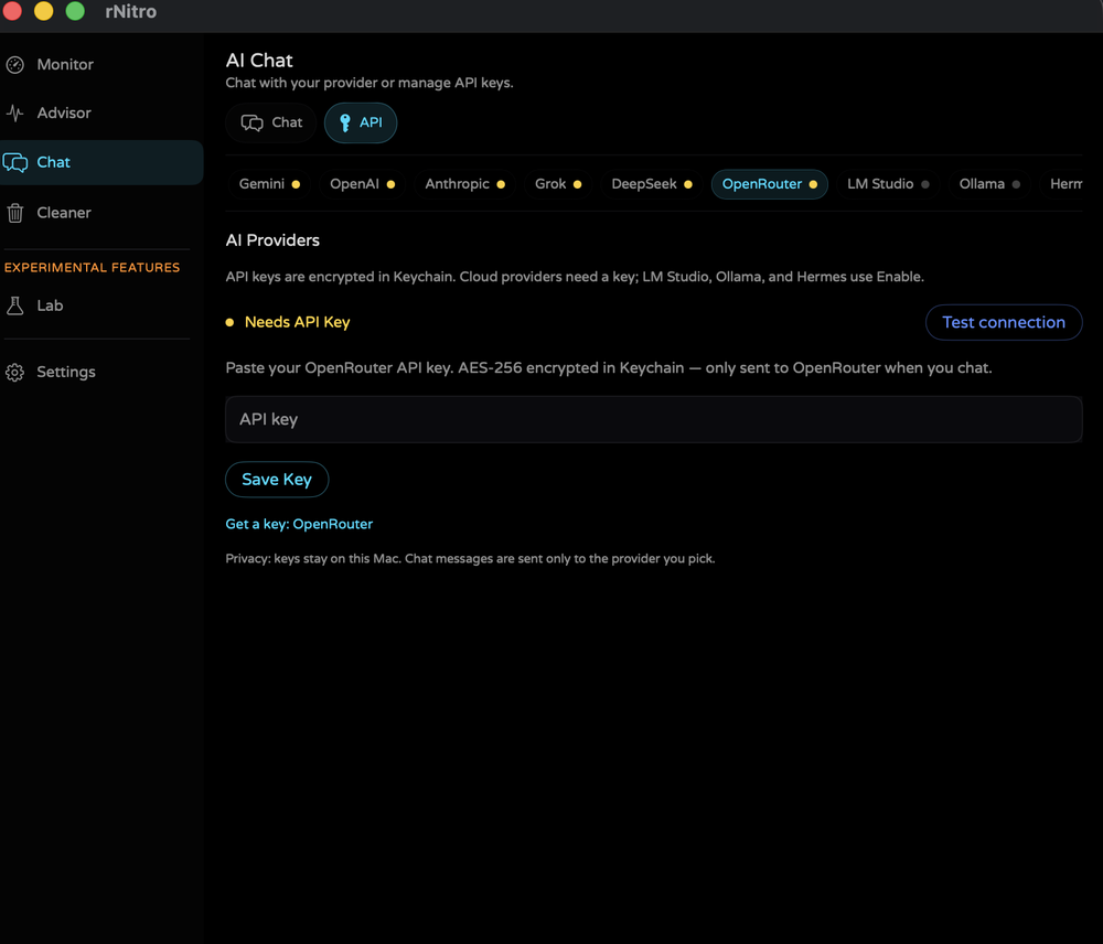 MacBar Chat Config